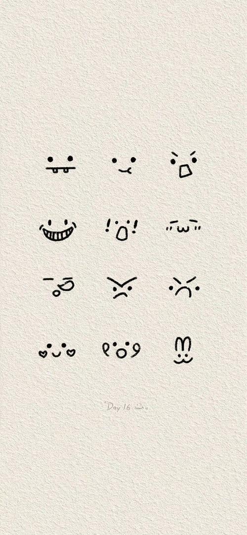 簡筆畫小表情大全漫畫