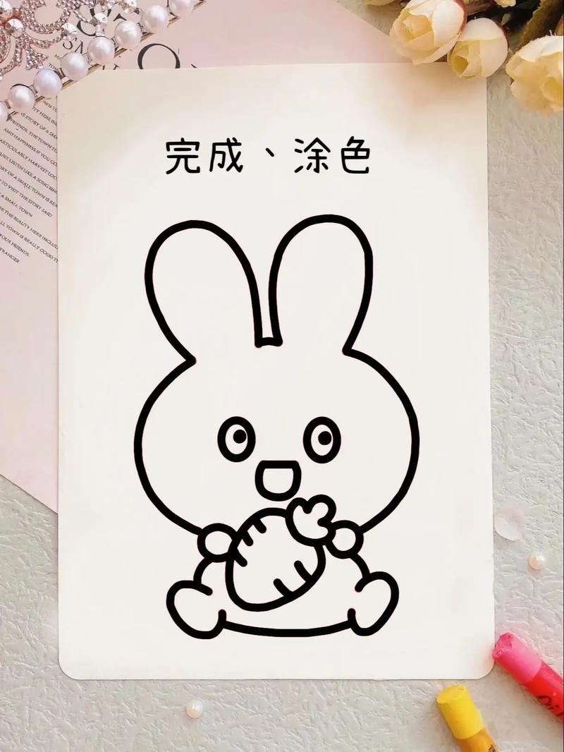 簡筆畫小兔子的畫法 簡筆畫小兔子的畫法最簡單