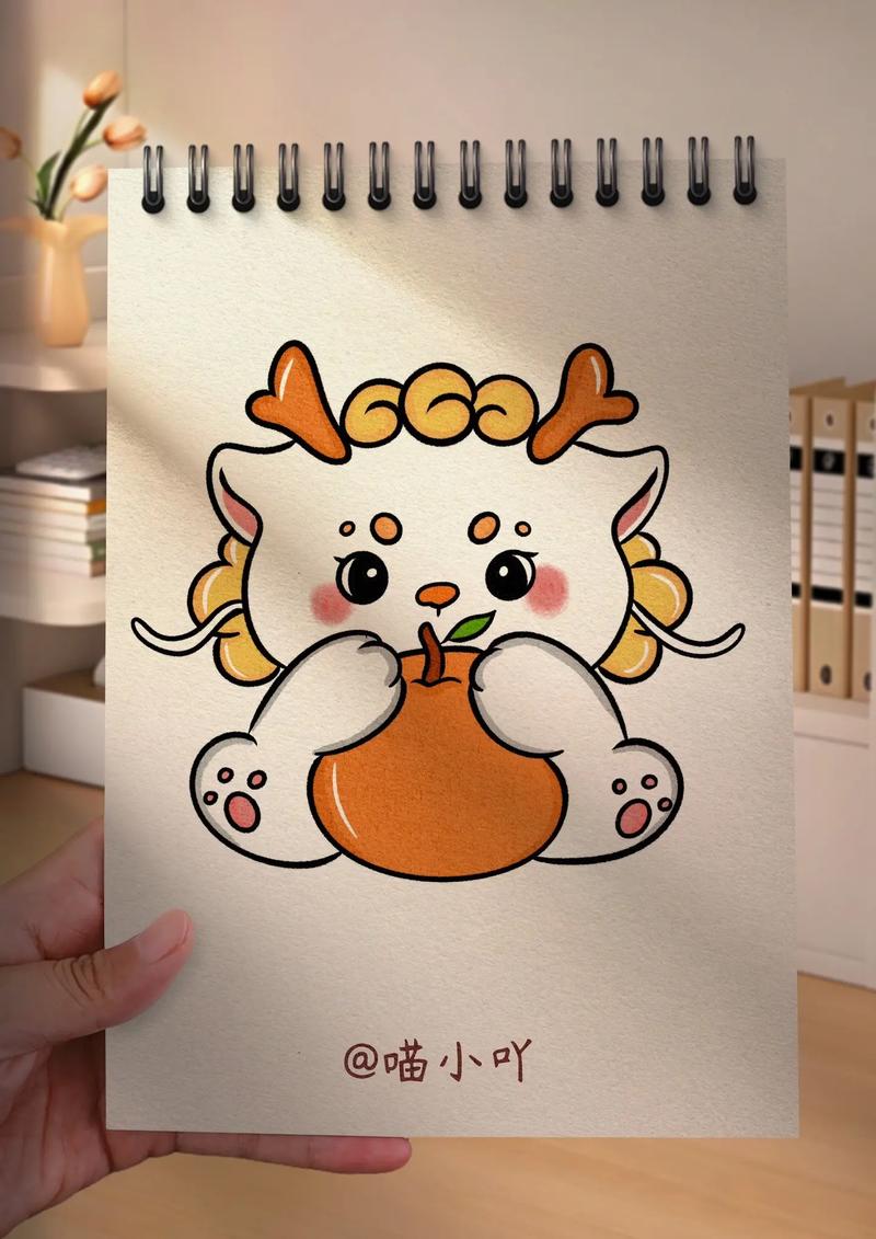 龍年主題簡筆畫畫.龍年到了讓我們一起畫個萌萌的小龍吧簡筆 - 