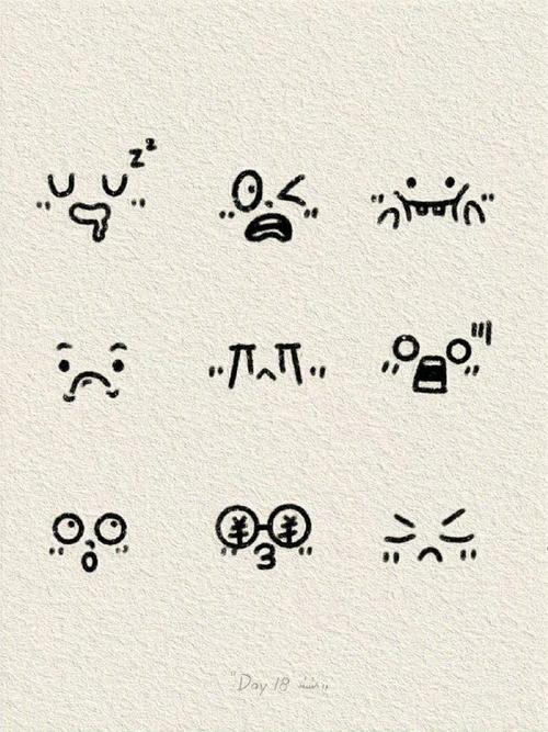 上課傳紙條小表情|手繪簡(jiǎn)筆畫