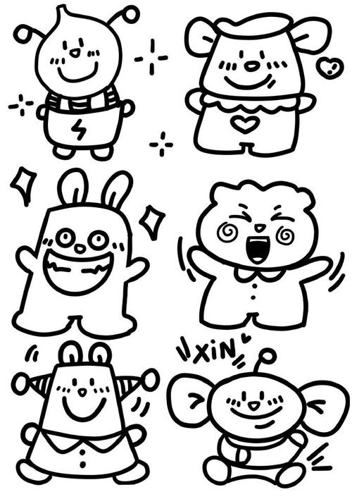 簡筆畫可愛卡通手繪 簡筆畫可愛卡通手繪圖片