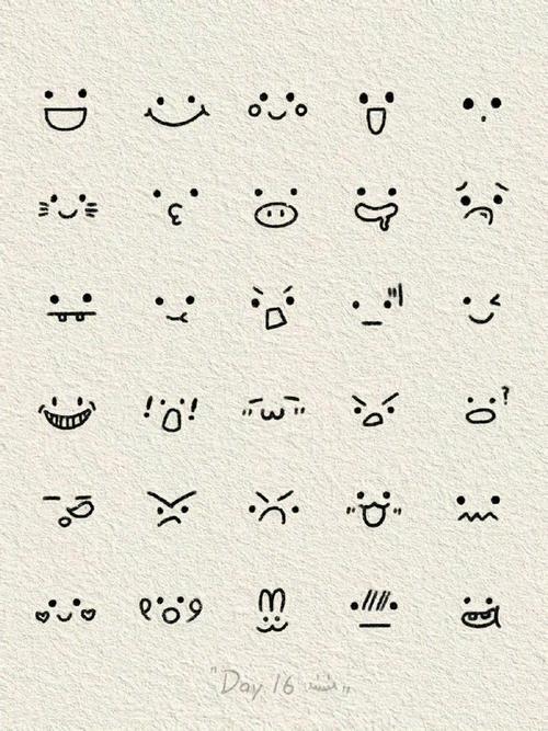 上課傳紙條小表情|手繪簡筆畫