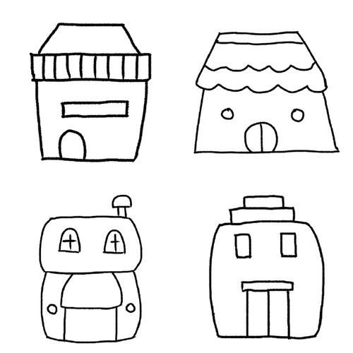 簡筆畫房子 簡筆畫房子圖片大全