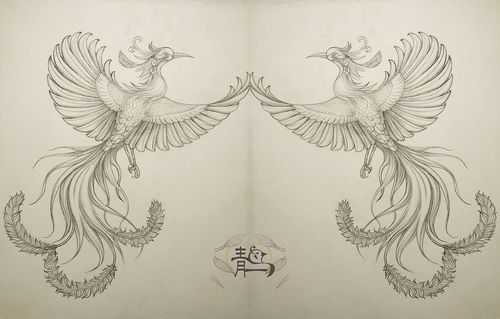 簡筆畫七夕青鳥 簡筆畫七夕青鳥圖片