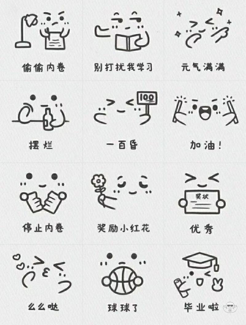 適合畫小紙條上的小表情 適合畫小紙條上的小表情哭泣