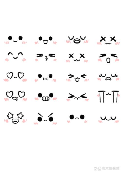 可愛簡(jiǎn)筆畫教程傳紙條小表情