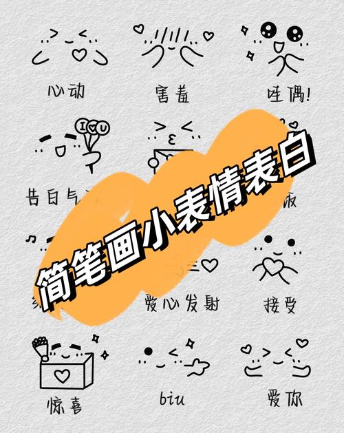 簡(jiǎn)筆畫小表情表白	 今天嘗試畫了一個(gè)簡(jiǎn)筆畫感覺好可愛