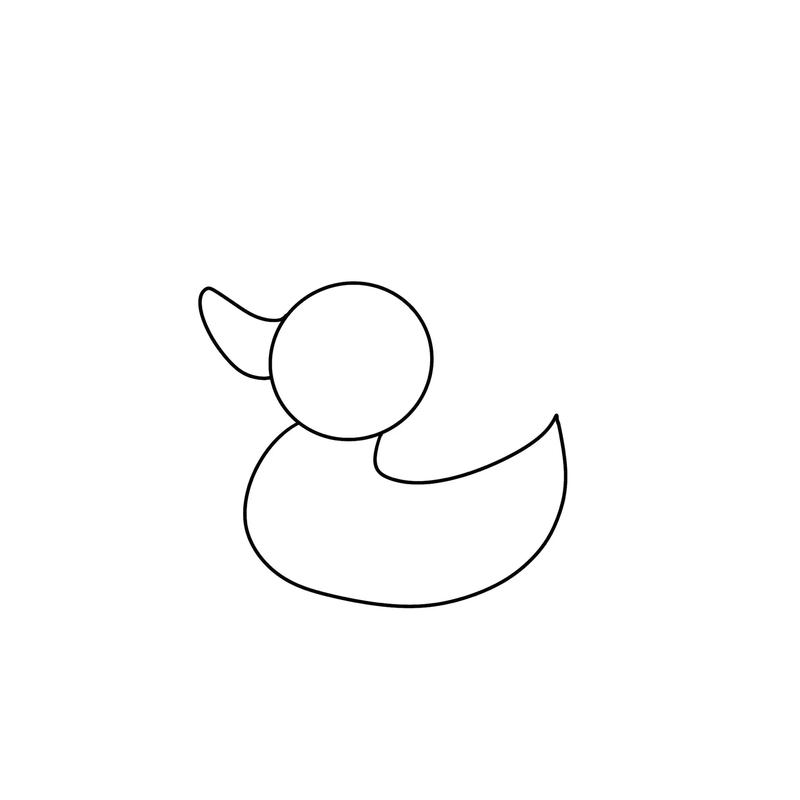 簡筆畫鴨子 簡筆畫鴨子怎么畫