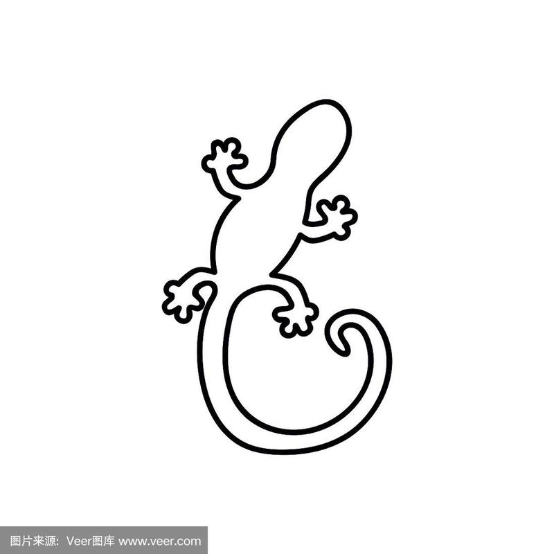 蜥蜴簡筆畫圖片大全可愛 蜥蜴簡筆畫圖片大全可愛 簡單