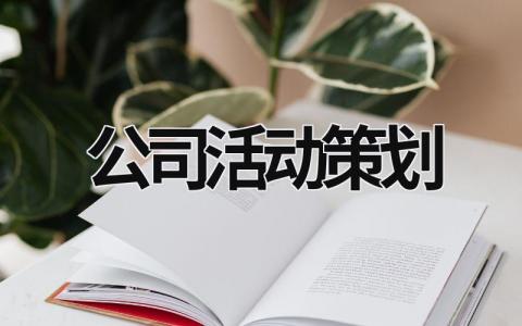 公司活動(dòng)策劃 公司活動(dòng)策劃流程 (20篇）