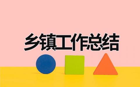 鄉鎮工作總結 2023年鄉鎮工作總結 (19篇）