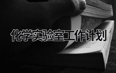 化學(xué)實驗室工作計劃 化學(xué)實驗室工作計劃上學(xué)期 (18篇）