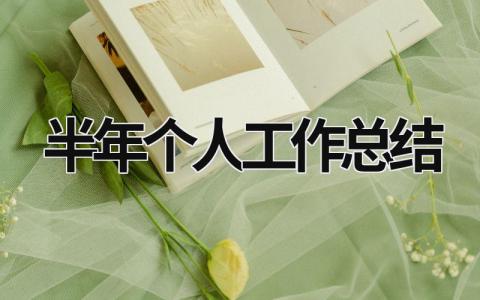 半年個人工作總結 半年個人工作總結部隊義務兵 (16篇）