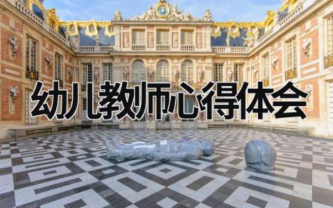 幼兒教師心得體會 做新時(shí)代的幼兒教師心得體會 (18篇）