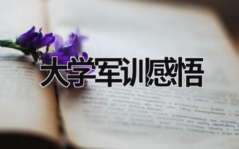 大學(xué)軍訓(xùn)感悟 大學(xué)軍訓(xùn)感悟300字左右 (19篇）