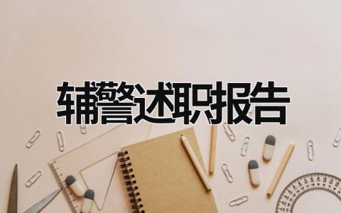 輔警述職報(bào)告 輔警述職報(bào)告2000字 (17篇）