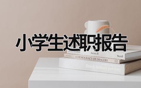 小學生述職報告  (17篇）