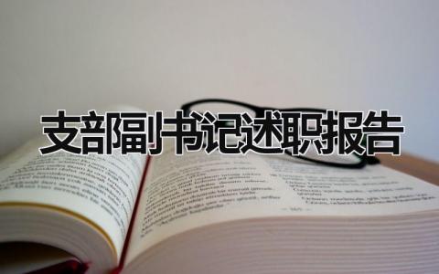 支部副書記述職報告 支部副書記述職報告什么時候寫好 (16篇）