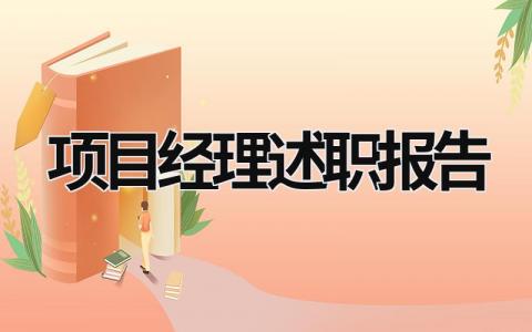 項目經理述職報告 項目經理述職報告的意義和作用 (16篇）