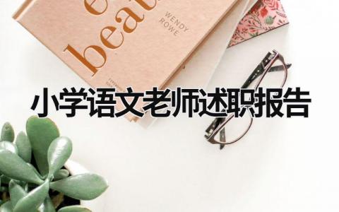 小學語文老師述職報告  (18篇）