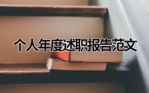 個人年度述職報告范文 個人年度述職報告范文大全 (18篇）