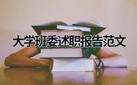 大學(xué)班委述職報(bào)告范文 大學(xué)班委述職報(bào)告范文大全 (19篇）