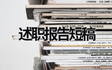 述職報告短稿 述職報告精彩 (16篇）