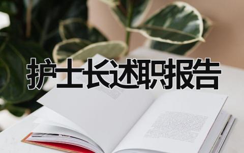 護士長述職報告2023 護士長述職報告2023年最新PPT (16篇）