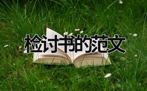 檢討書的范文
