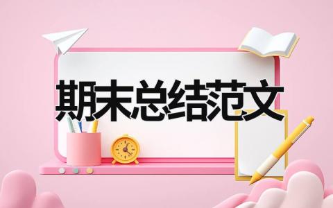 期末總結范文