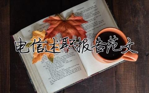 電信述職報告范文（精選6篇）